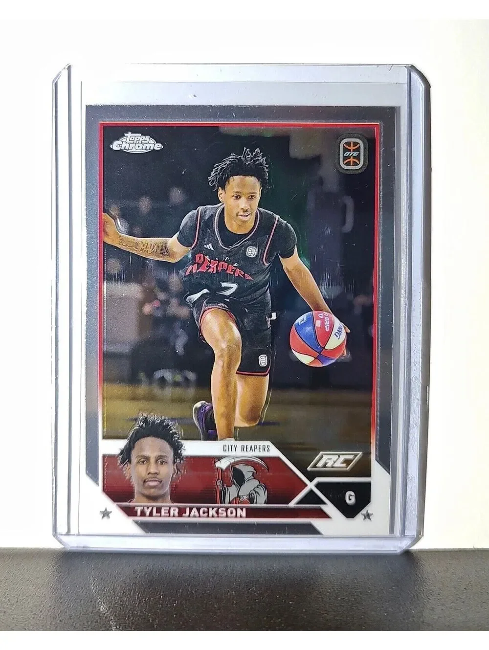 Tyler Jackson Rookie Card 2023-24 Topps Chrome Overtime #72 City Reapers